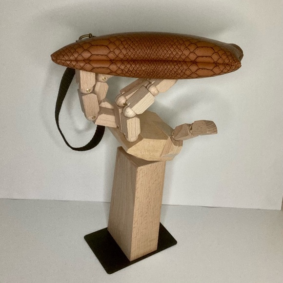 HandBag Mistress Vegan Leather Python Clutch Detachable Strap Brisbane Made - Picture 6 of 8